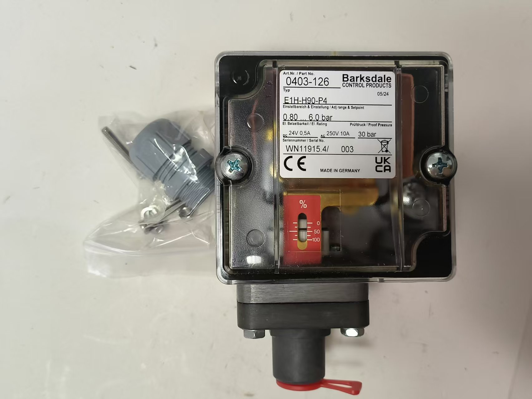 Barksdale E1H-H90-P4 Upgrade to E1H-H90 Diaphragm Piston Pressure Switch New Original 1-year Warranty Barksdale E1H-H90-P4 Upgrade to E1H-H90 Diaphragm Piston Pressure Switch New Original 1-year Warranty