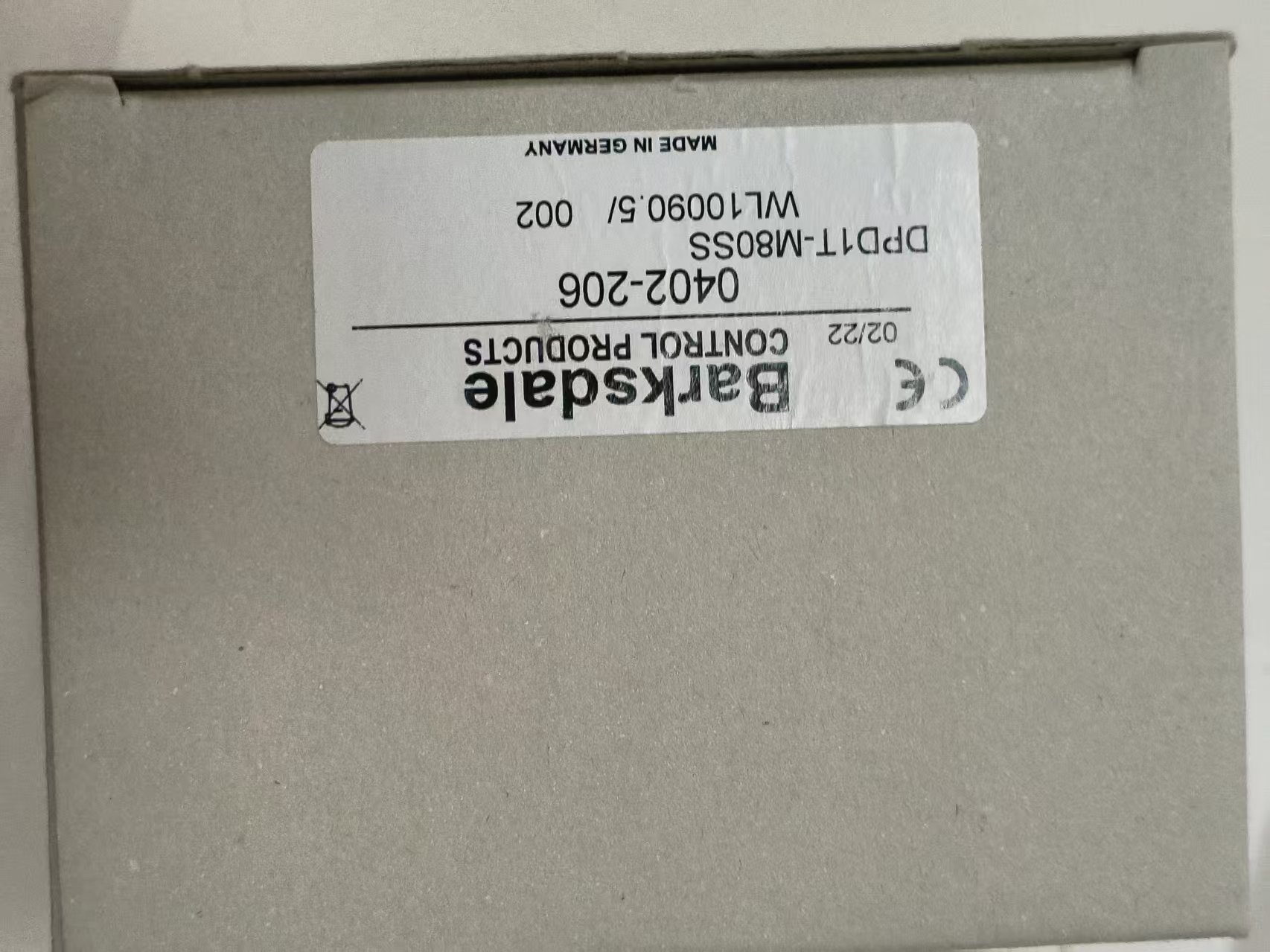 Barksdale 0402-206 DPD1T-M80SS Differential Pressure Switch, 0.5–80 psi, 316SS, NEMA 4 New Original 1-year Warranty