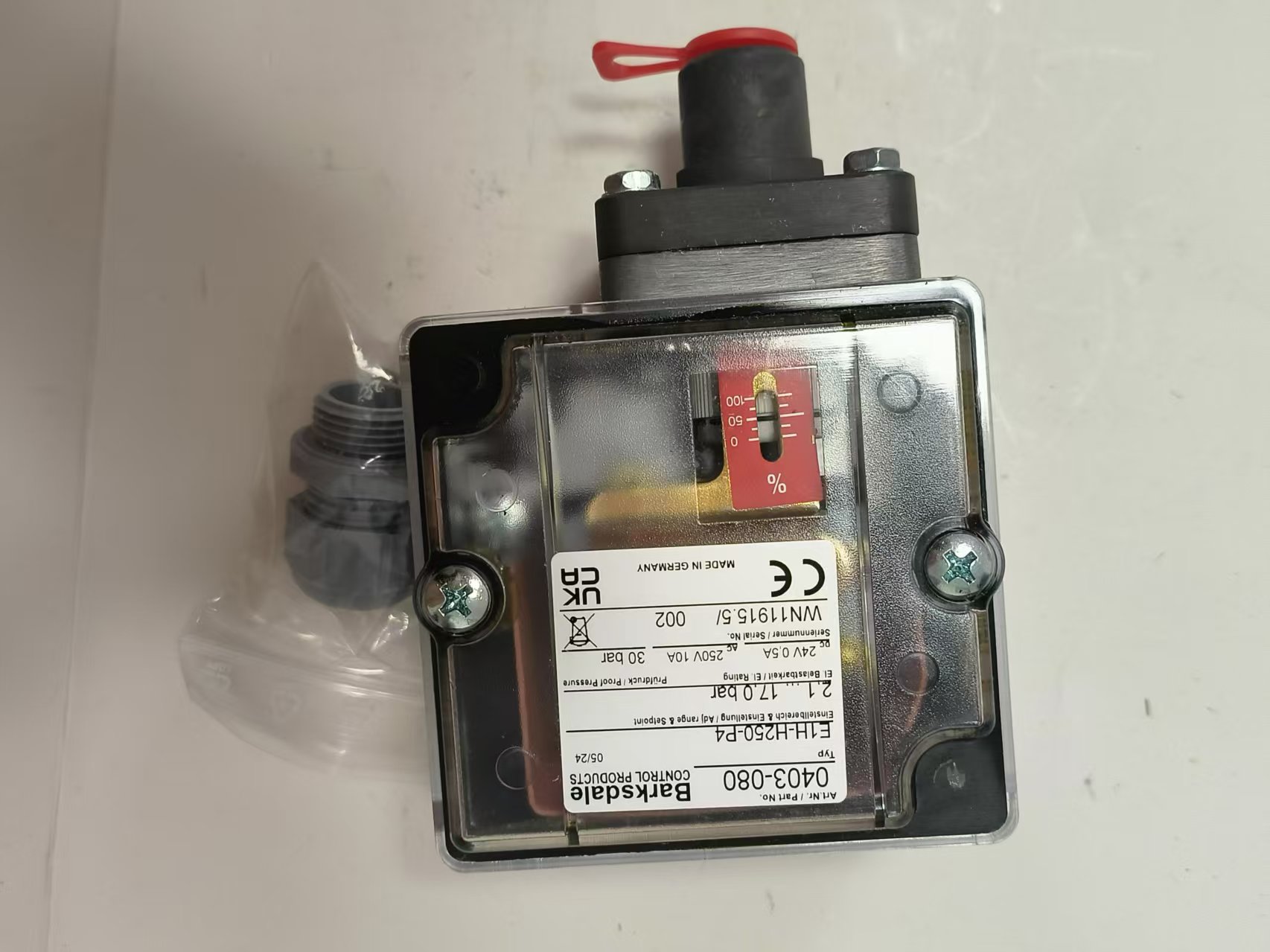 Barksdale E1H-H250-P4 0403-080 High Pressure Diaphragm Pressure Switch New Original 1-year Warranty