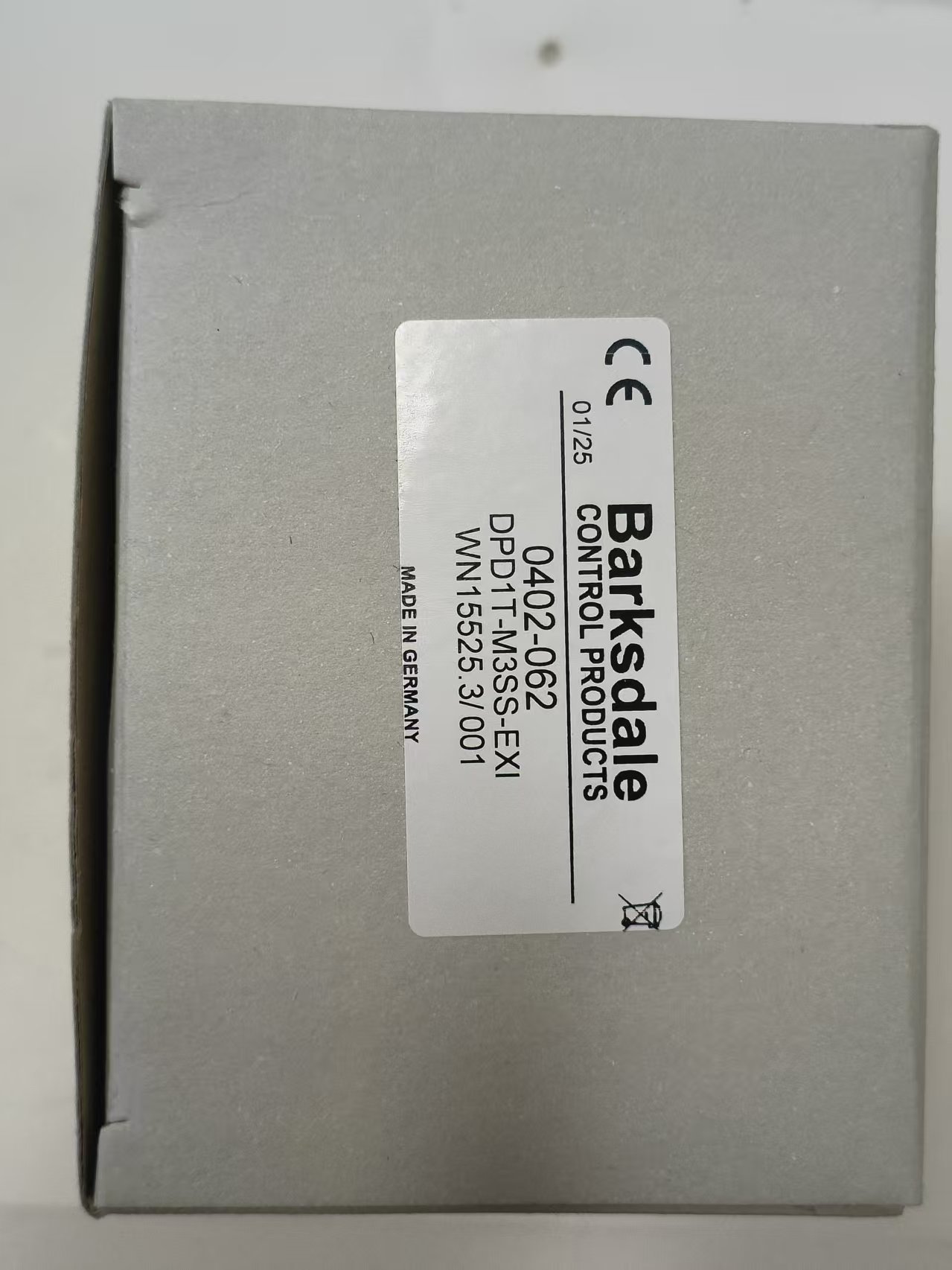 Barksdale DPD1T-M3SS-EXI 0402-062 Explosion-Proof Differential Pressure Switch New Original 1-year Warranty