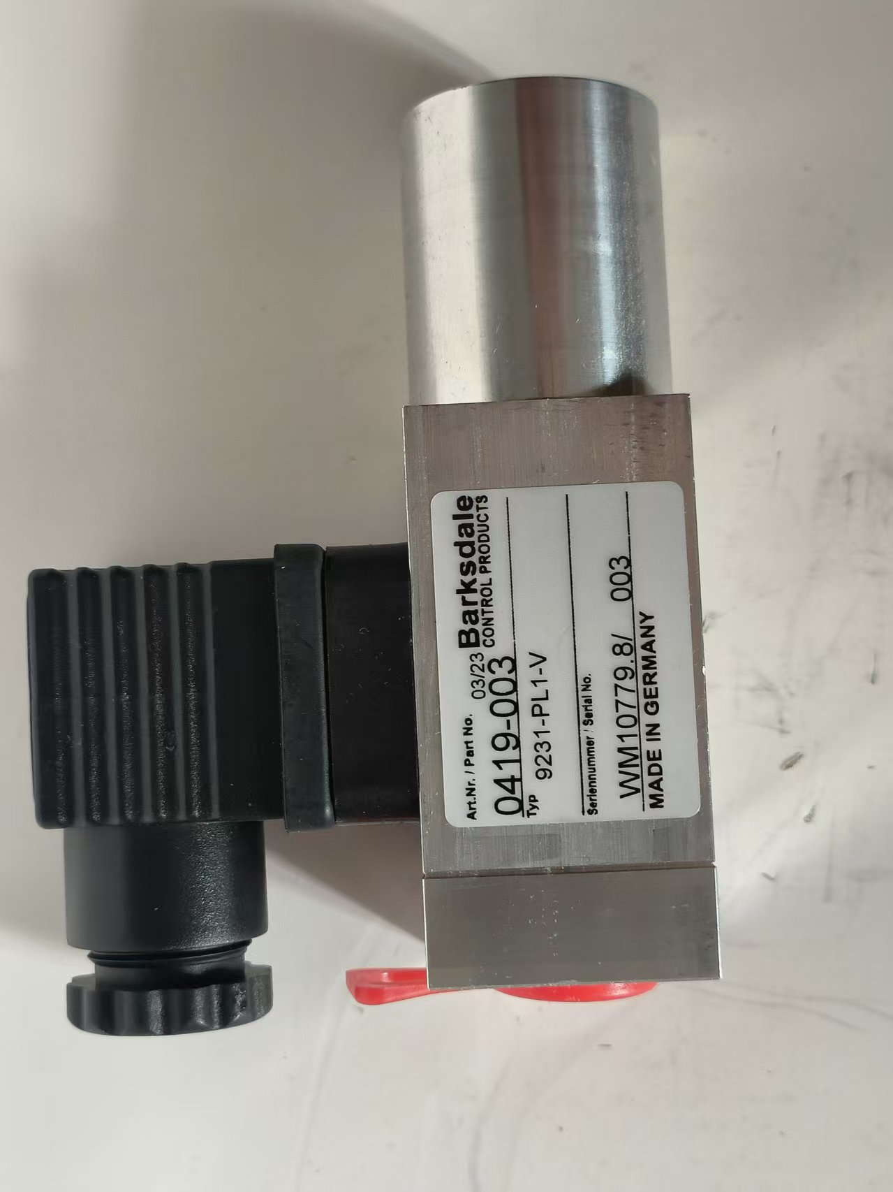 Barksdale 9231-PL1-V 0419-003 9000 Series Compact Piston Pressure Switch New Original 1-year Warranty