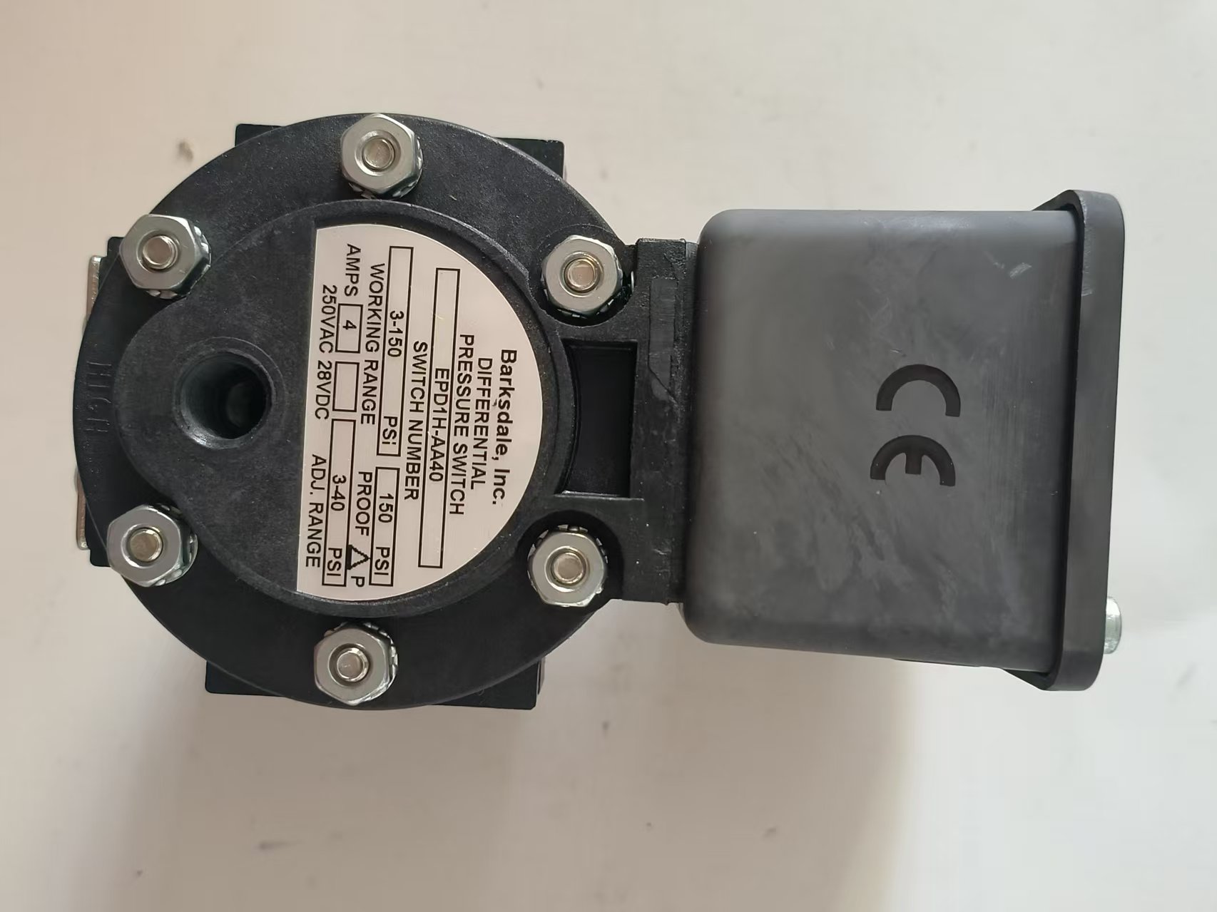 Barksdale EPD1H-AA40 EPD Series Electronic Pressure Switch, AA40 Range, Heavy-Duty New Original 1-year Warranty