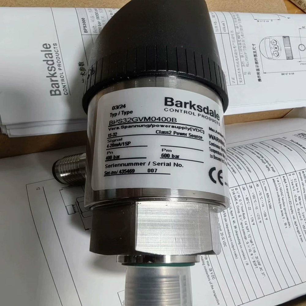 Barksdale BPS32GVM0400B High Pressure Electronic Pressure Switch, 0-400bar, Heavy Duty New Original 1-year Warranty Barksdale BPS32GVM0400B High Pressure Electronic Pressure Switch, 0-400bar, Heavy Duty New Original 1-year Warranty