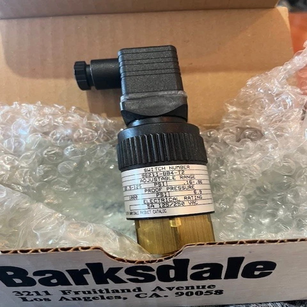 Barksdale 96211-BB4-T2 Compact High Pressure Pressure Switch, BB4 Range, T2 Terminal New Original 1-year Warranty