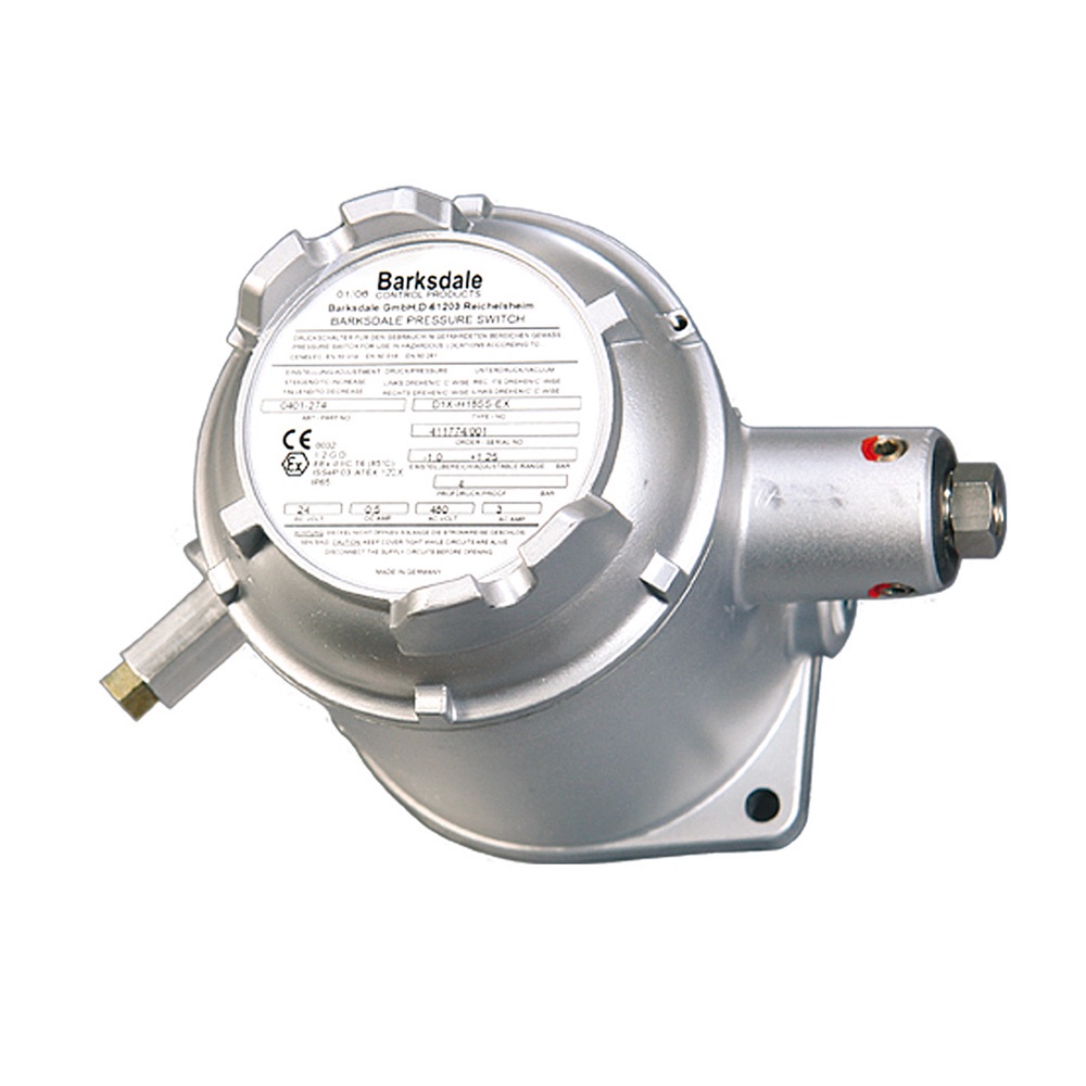 Barksdale D1X-H18SS-EX (0401-274) Explosion-Proof Pressure Switch, 316SS, Hazardous Area Grade New Original 1-year Warranty Barksdale D1X-H18SS-EX (0401-274) Explosion-Proof Pressure Switch, 316SS, Hazardous Area Grade New Original 1-year Warranty