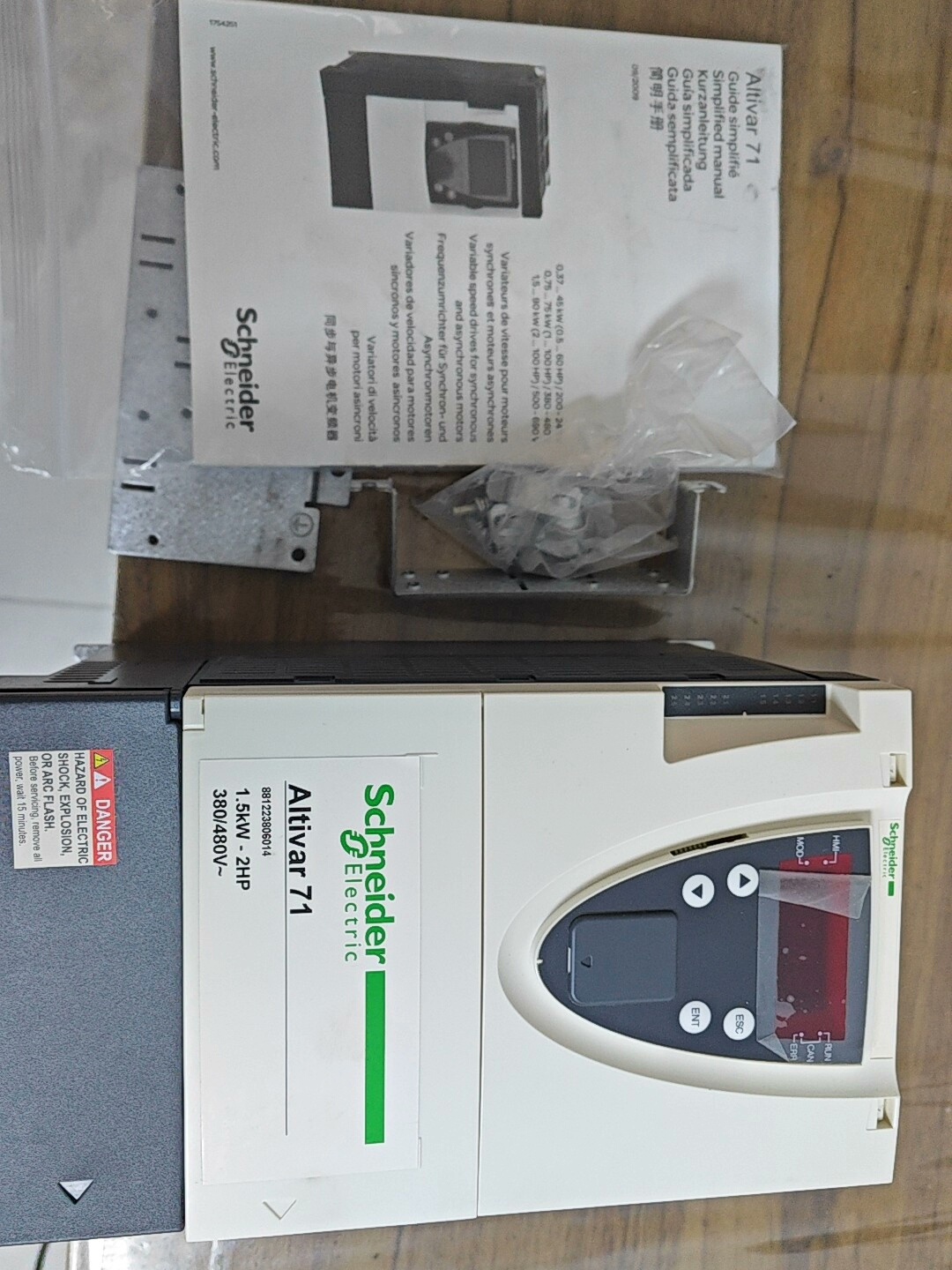 Schneider ATV71HU15N4Z Altivar 71 1.5kW 380–480V AC Variable Speed Drive New Original 1-year Warranty Schneider ATV71HU15N4Z Altivar 71 1.5kW 380–480V AC Variable Speed Drive New Original 1-year Warranty