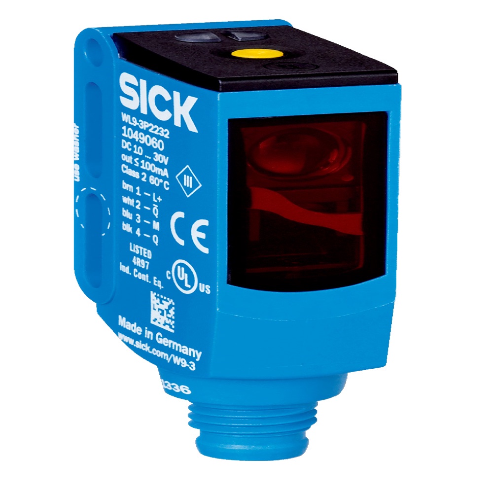 SICK WL9-3P2262 Retroreflective Photoelectric Sensor 10-30V DC PNP Industrial Automation Sensor New Original 1-year Warranty