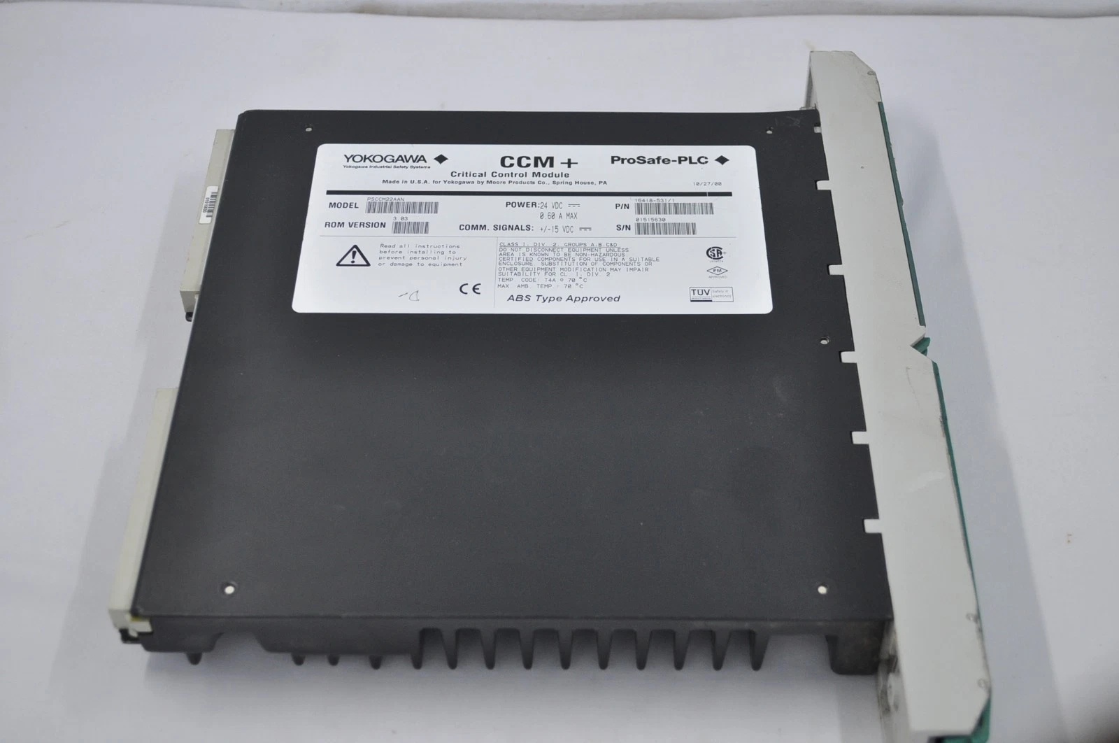 Yokogawa PSCCM22AAN ProSafe-RS Critical Control Module SIL3 New Original 1-year Warranty