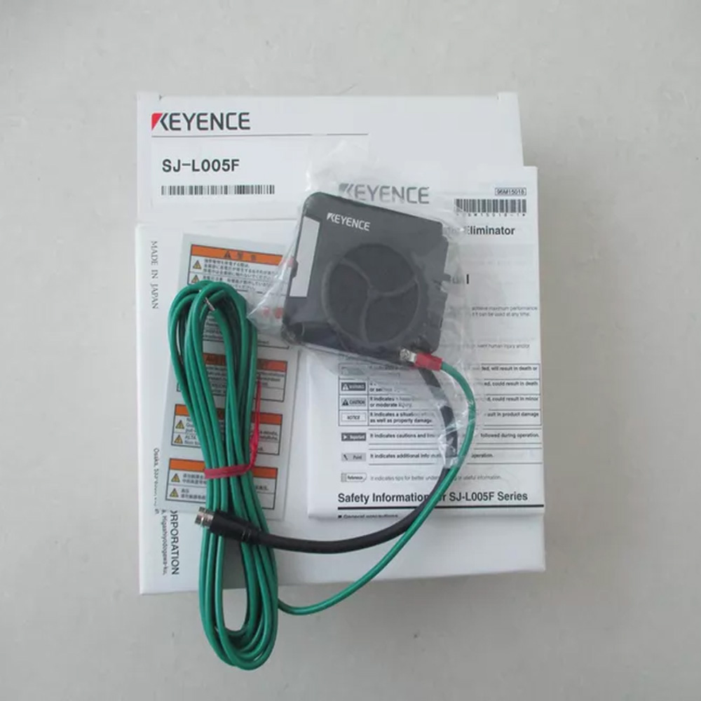 Keyence SJ-L005F Compact AC Static Eliminator Ion Fan New Original 1-year Warranty