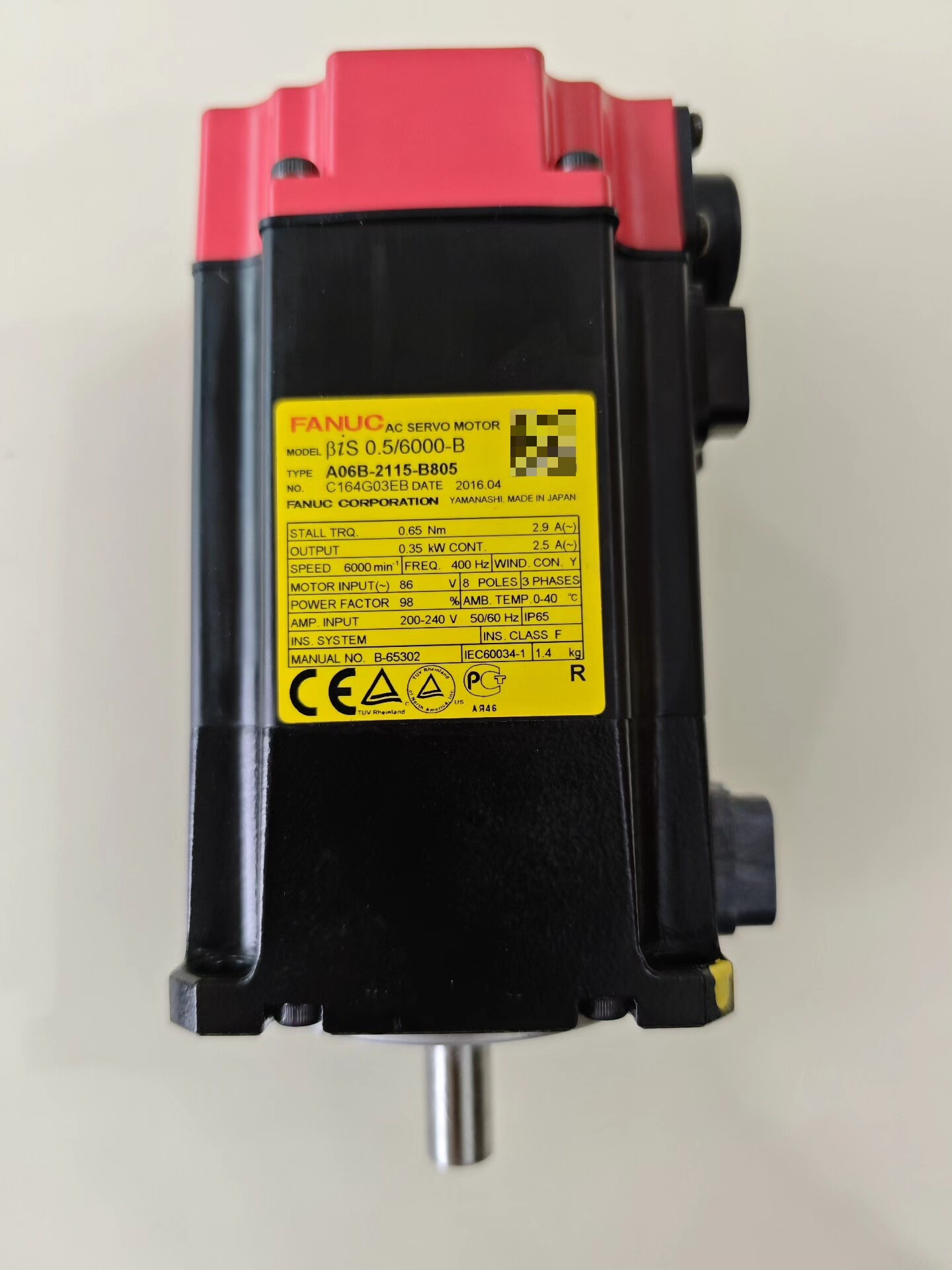 FANUC A06B-2115-B805 AC Servo Motor CNC Machine Tool Drive Motor New Original 1-year Warranty