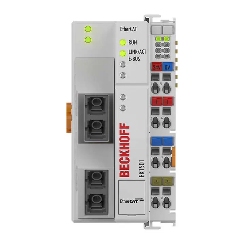 Beckhoff EK1501 EtherCAT Long Distance Fiber Optic Bus Coupler Terminal New Original 1-year Warranty