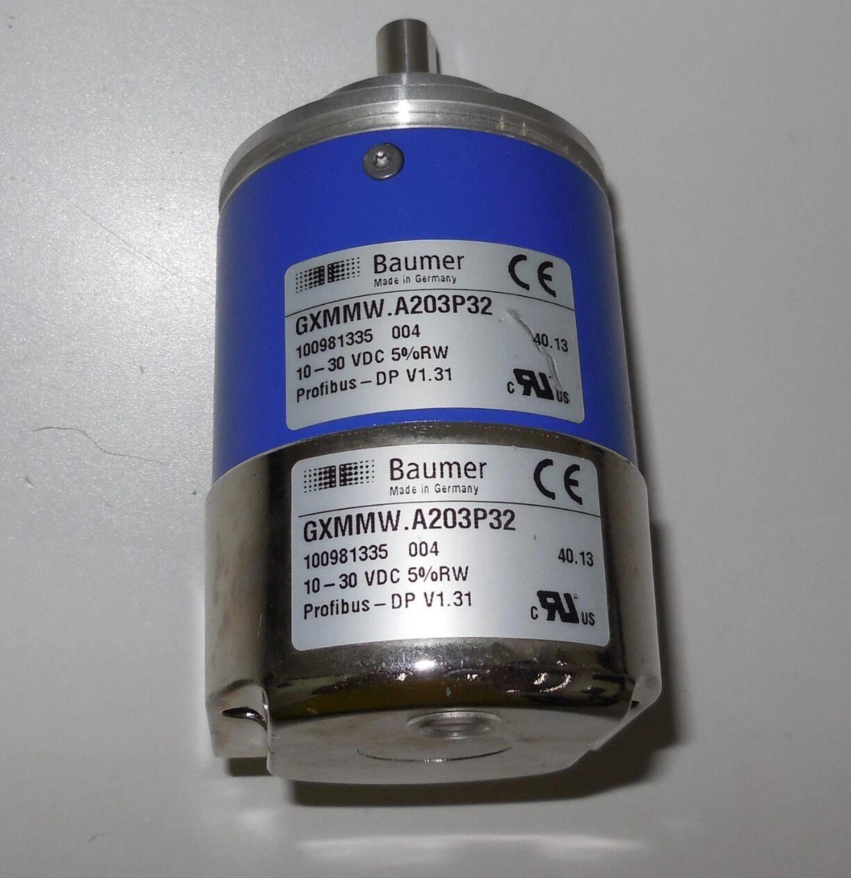 Baumer GXMMW.A203P32 Multiturn Absolute Rotary Encoder Profibus-DP Solid Shaft 58mm Clamping Flange New Original 1-year Warranty Baumer GXMMW.A203P32 Multiturn Absolute Rotary Encoder Profibus-DP Solid Shaft 58mm Clamping Flange New Original 1-year Warranty