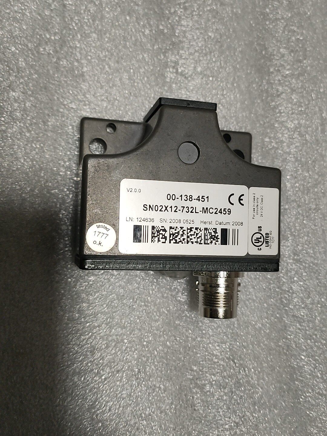 Euchner SN02X12-732L-MC2459 Dual Station Precision Multiple Limit Switch M12 5Pin Connector IP67 New Original 1-year Warranty Euchner SN02X12-732L-MC2459 Dual Station Precision Multiple Limit Switch M12 5Pin Connector IP67 New Original 1-year Warranty