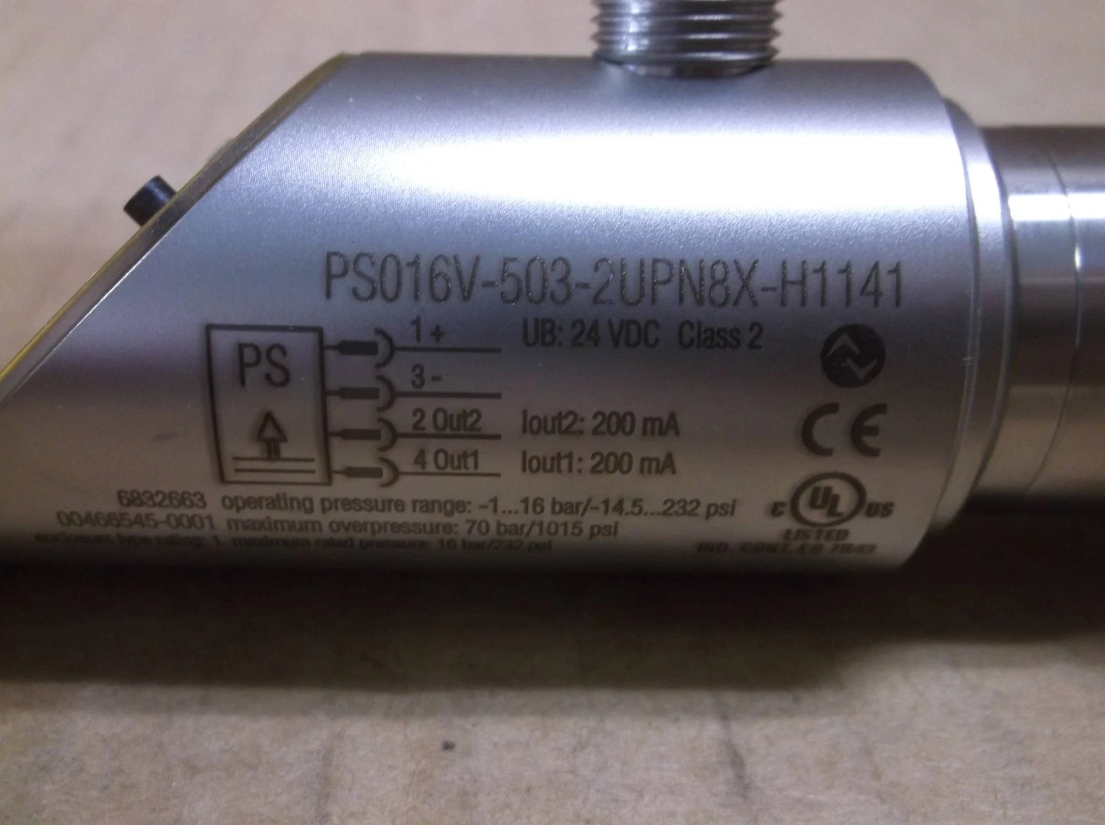 Turck PS016V-503-2UPN8X-H1141 Compact Digital Pressure Sensor 0-16bar PNP/NPN IO-Link New Original 1-year Warranty Turck PS016V-503-2UPN8X-H1141 Compact Digital Pressure Sensor 0-16bar PNP/NPN IO-Link New Original 1-year Warranty