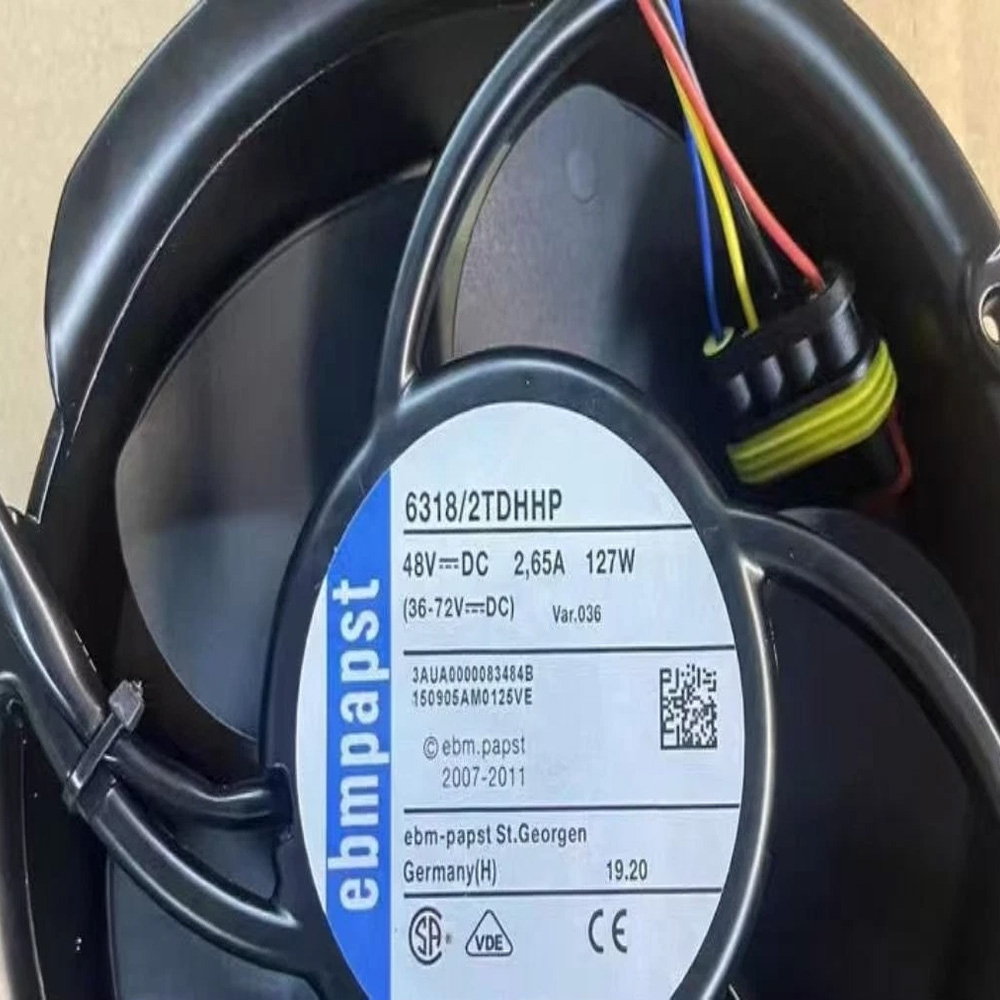 ebmpapst 6318/2TDHHP S-Panther 172x51mm 48VDC High Speed Industrial Axial Cooling Fan New Original 1-year Warranty ebmpapst 6318/2TDHHP S-Panther 172x51mm 48VDC High Speed Industrial Axial Cooling Fan New Original 1-year Warranty