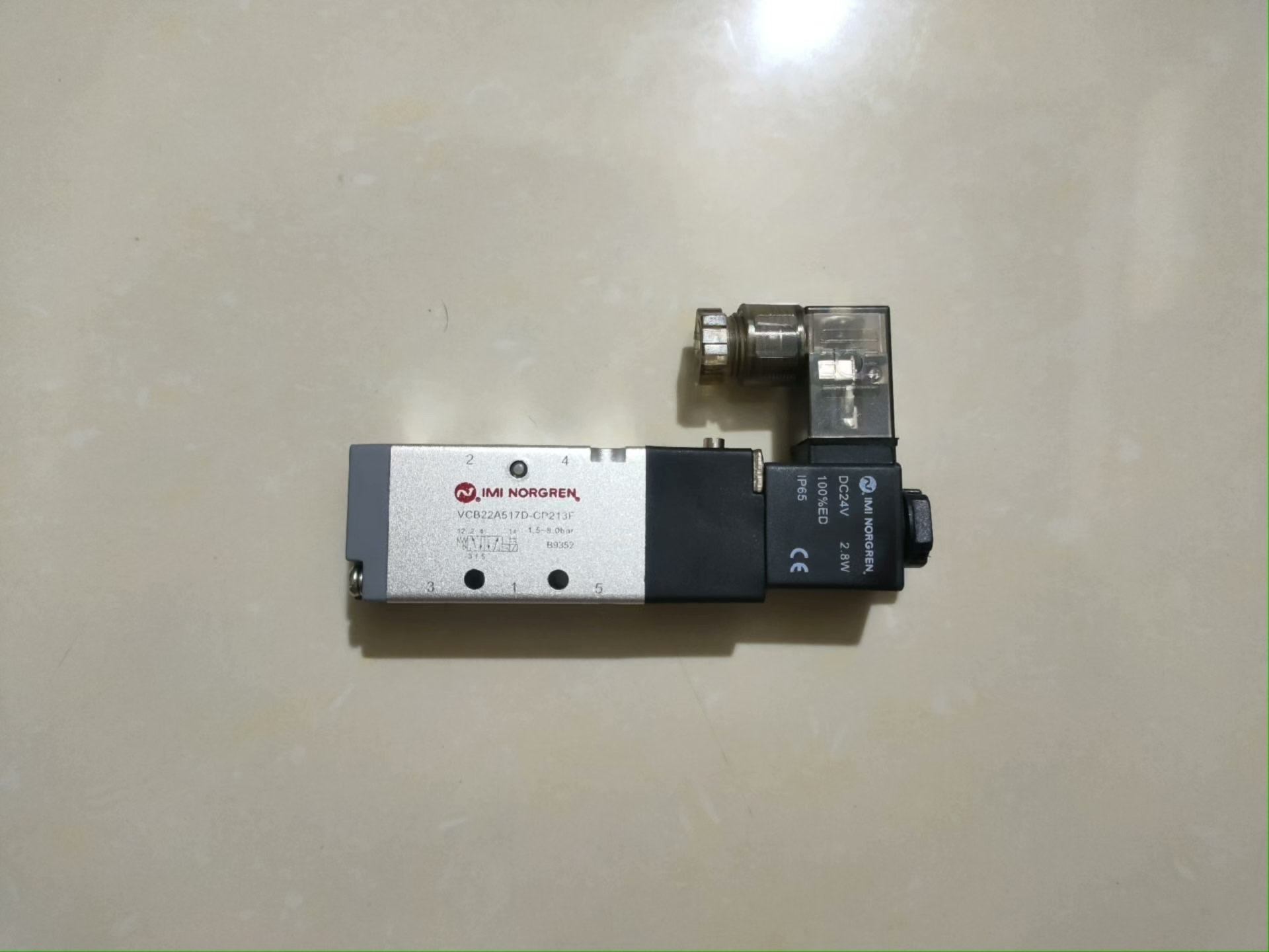 Norgren VCB22A517D-CP213F High Flow Pneumatic Solenoid Directional Control Valve New Original 1-year Warranty Norgren VCB22A517D-CP213F High Flow Pneumatic Solenoid Directional Control Valve New Original 1-year Warranty
