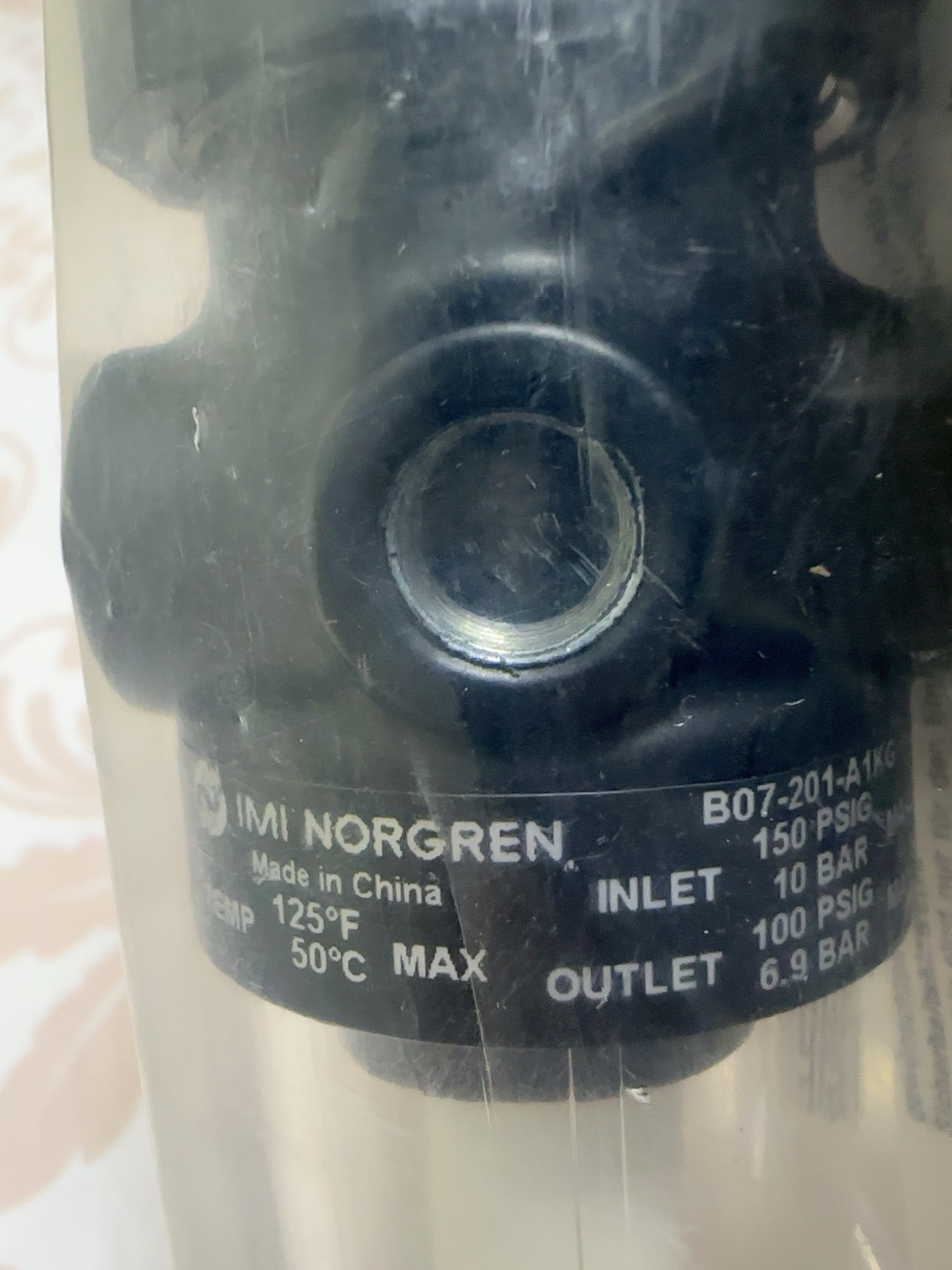 Norgren B07-201-A1KG B07 Series Integrated Filter Regulator 1/4 Norgren B07-201-A1KG B07 Series Integrated Filter Regulator 1/4