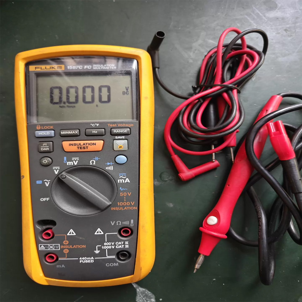 Fluke 1587FC Wireless Insulation Multimeter True RMS 5 Test Voltages Fluke Connect Bluetooth New Original 1-year Warranty