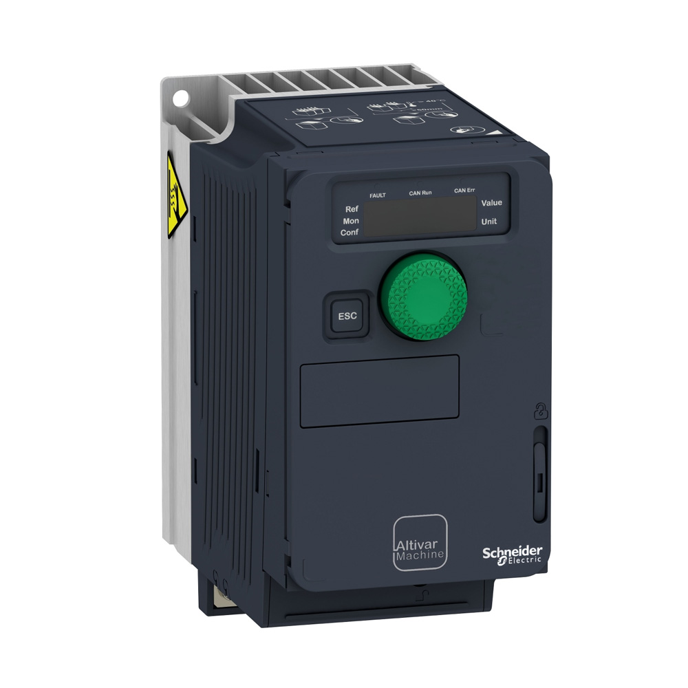 Schneider ATV320U07M3C Altivar320 0.75kW 3Ph 200-240V Slim Book Machine Inverter No EMC External Brake Resistor STO Safety New Original 1-year Warranty