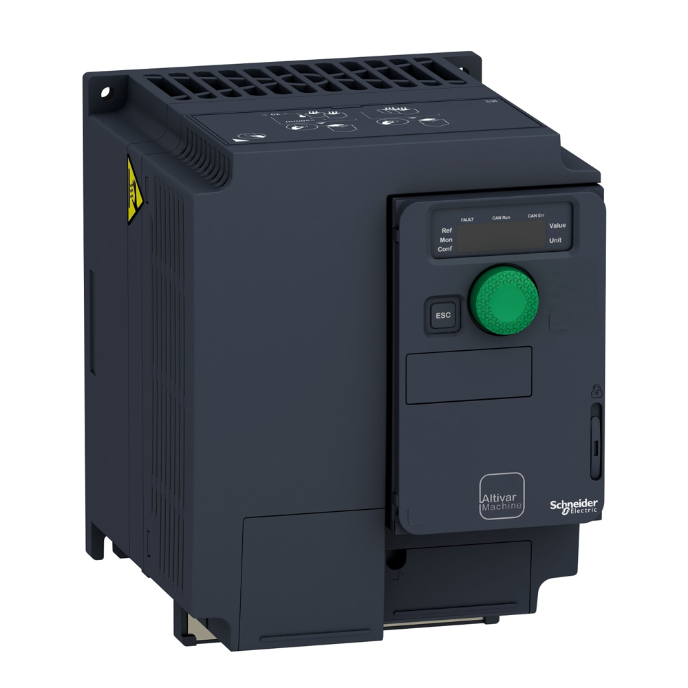 Schneider ATV320U30M3C Altivar320 3kW 3Ph 200-240V Compact OEM Machine VFD No EMC Filter Built-in Braking Chopper STO SIL3 Safety New Original 1-year Warranty