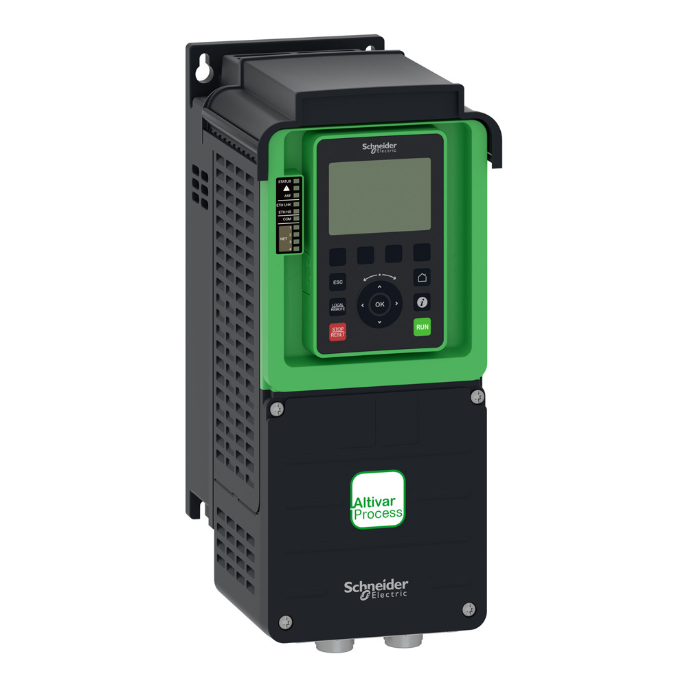 Schneider ATV630U40N4 Altivar630 4kW ND / 3kW HD 3Ph 380-480V Standard Process VFD Built-in Graphic Terminal Ethernet C3 EMC IP21