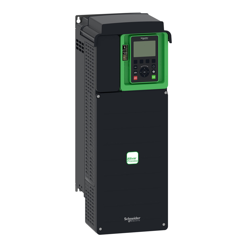 Schneider ATV630D11M3 Altivar630 15kW ND / 11kW HD 3Ph 200-240V Small D Frame IP21 Wall Heavy Process VFD No EMC Graphic LCD Triple Ethernet Schneider ATV630D11M3 Altivar630 15kW ND / 11kW HD 3Ph 200-240V Small D Frame IP21 Wall Heavy Process VFD No EMC Graphic LCD Triple Ethernet