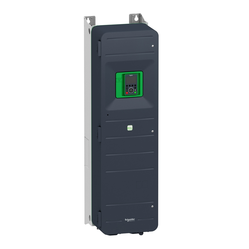 Schneider ATV650D90N4 Altivar650 90kW HD / 110kW ND 3Ph 380-480V Max D Frame IP55 Super Heavy Utility Inverter Integrated EMC Graphic LCD STO SIL3 No Disconnect Switch