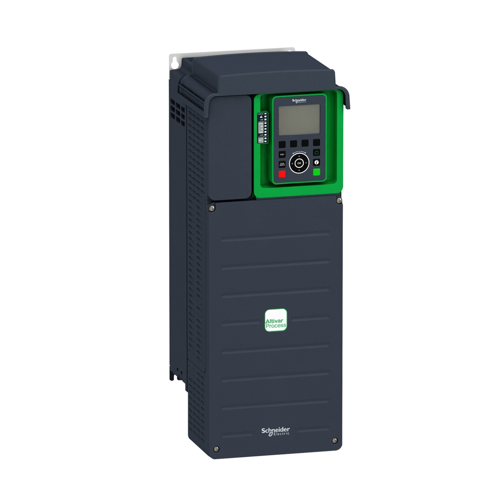 Schneider ATV930D22N4 Altivar930 30kW ND / 22kW HD 3Ph 380-480V IP21 Medium D Frame Ultra-Heavy Wall Mount Inverter Graphic LCD Dual RJ45 Built-in Brake Chopper EMC STO SIL3