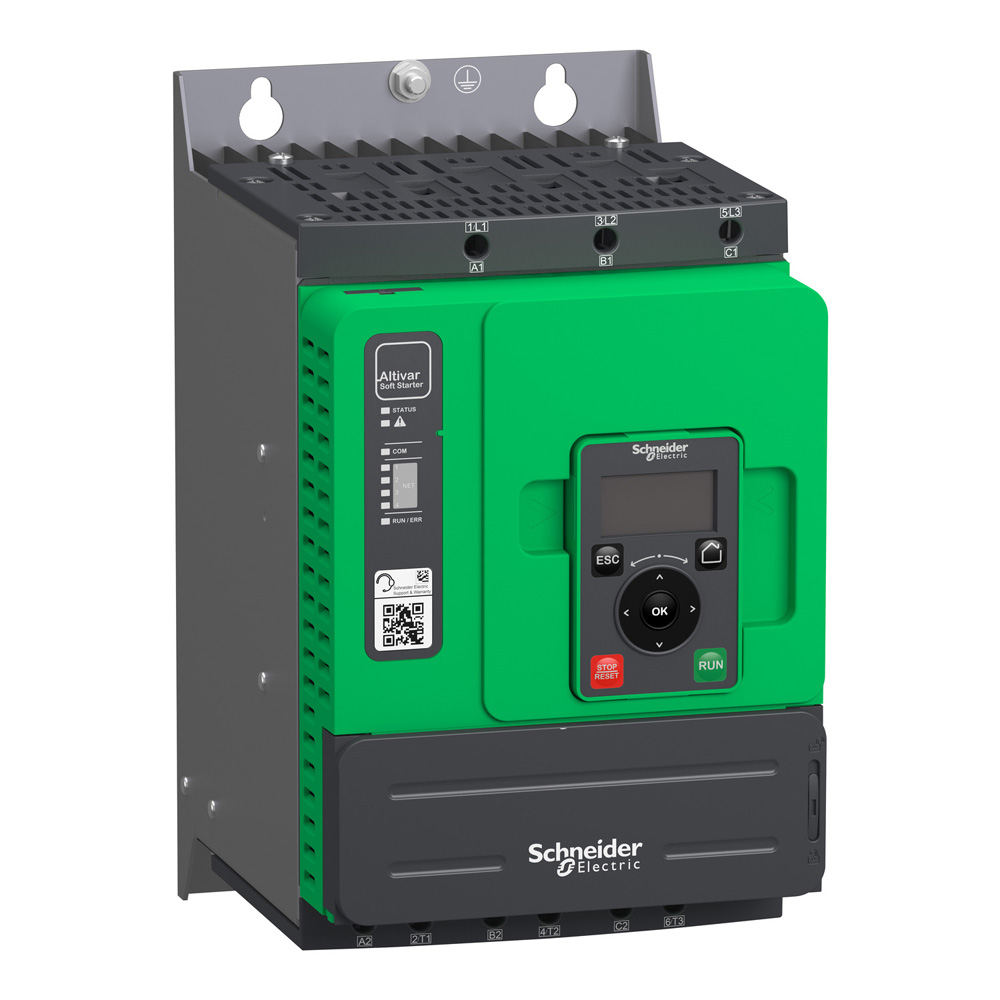 Schneider ATS480C17Y Altivar ATS480 170A Soft Starter 208-690V Built-in Bypass Modbus RTU Heavy Duty Industrial Soft Starter