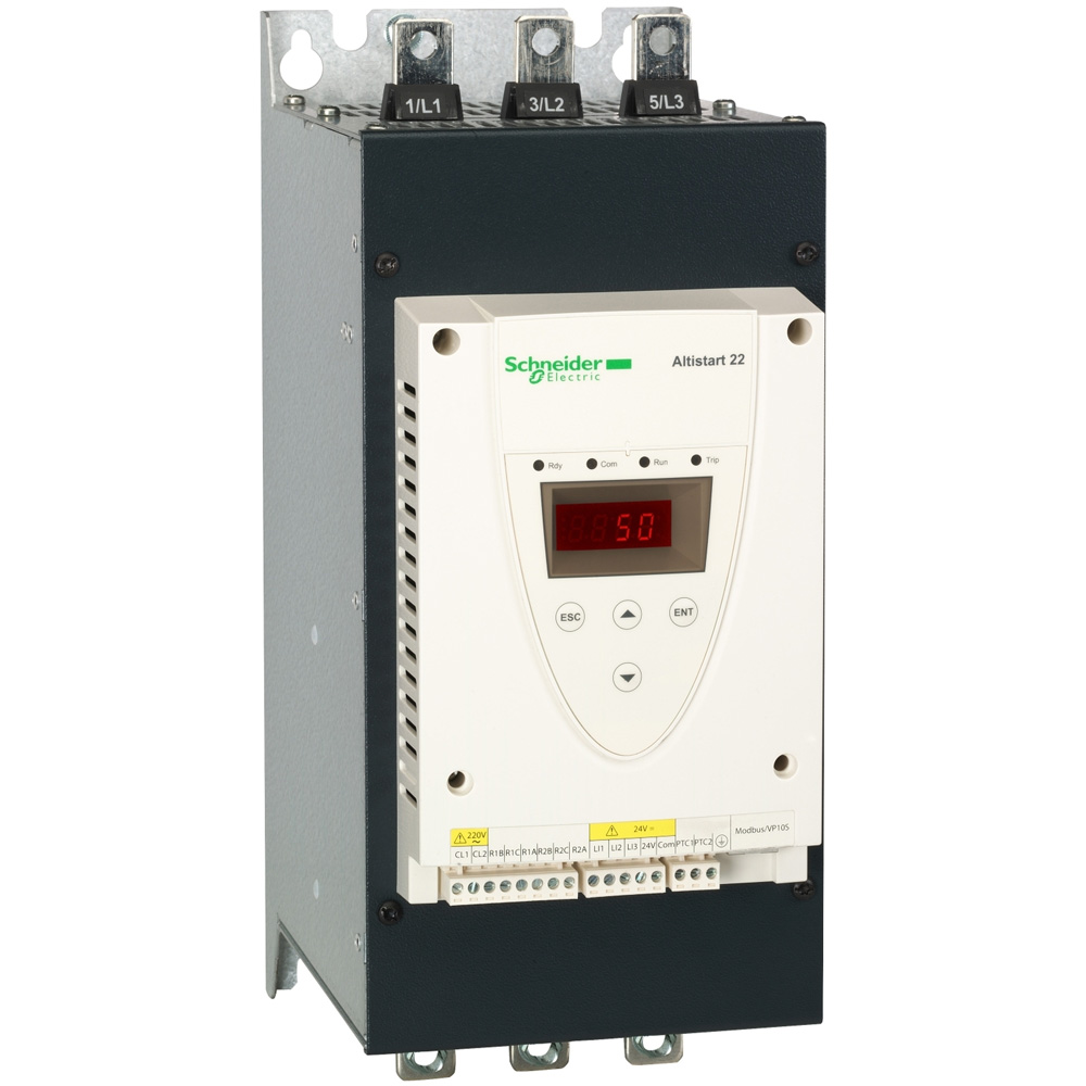 Schneider ATS22C17Q Altistart 22 170A Soft Starter 230-440V Built-in Bypass Modbus RTU Sewage Plant Main Pump Soft Starter Schneider ATS22C17Q Altistart 22 170A Soft Starter 230-440V Built-in Bypass Modbus RTU Sewage Plant Main Pump Soft Starter