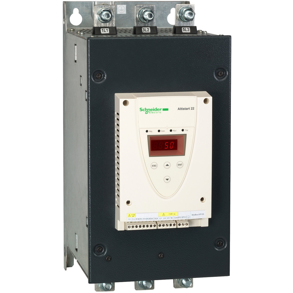 Schneider ATS22C21Q Altistart 22 210A Soft Starter 230-440V Built-in Bypass Modbus RTU Industrial Motor Soft Start Schneider ATS22C21Q Altistart 22 210A Soft Starter 230-440V Built-in Bypass Modbus RTU Industrial Motor Soft Start