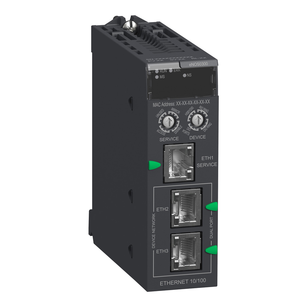 Schneider BMENOS0300 Modicon X80 3‑Port Ethernet Option Switch Module
