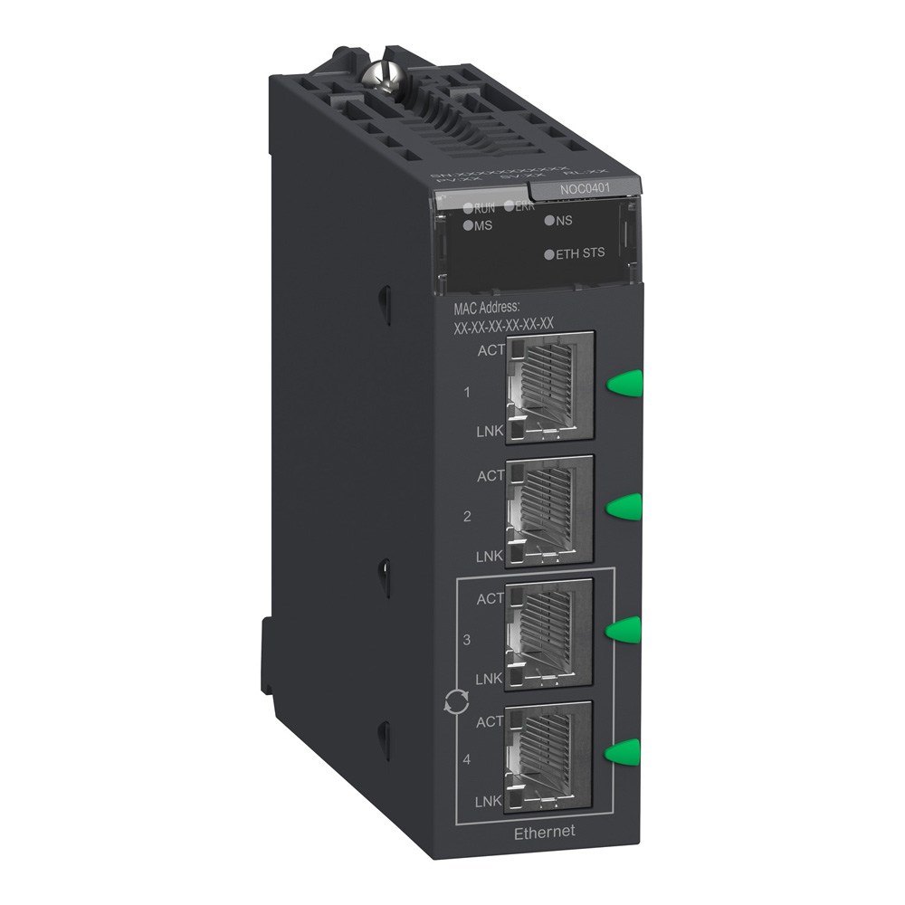 Schneider BMXNOC0401 Modicon M340 4‑Port Ethernet Communication Module Modbus TCP EtherNet/IP Schneider BMXNOC0401 Modicon M340 4‑Port Ethernet Communication Module Modbus TCP EtherNet/IP