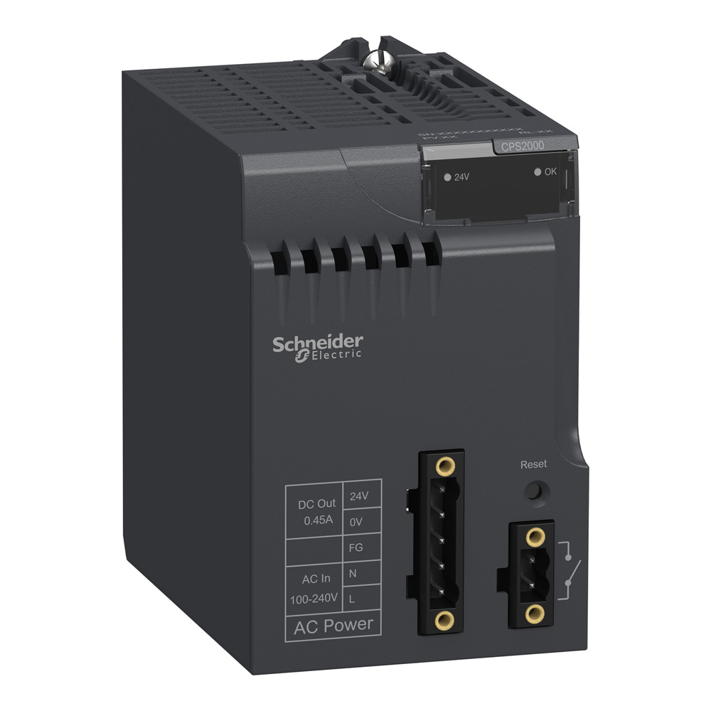 Schneider BMXCPS2000 Modicon X80 Power Supply Module 24VDC Standard Power Schneider BMXCPS2000 Modicon X80 Power Supply Module 24VDC Standard Power