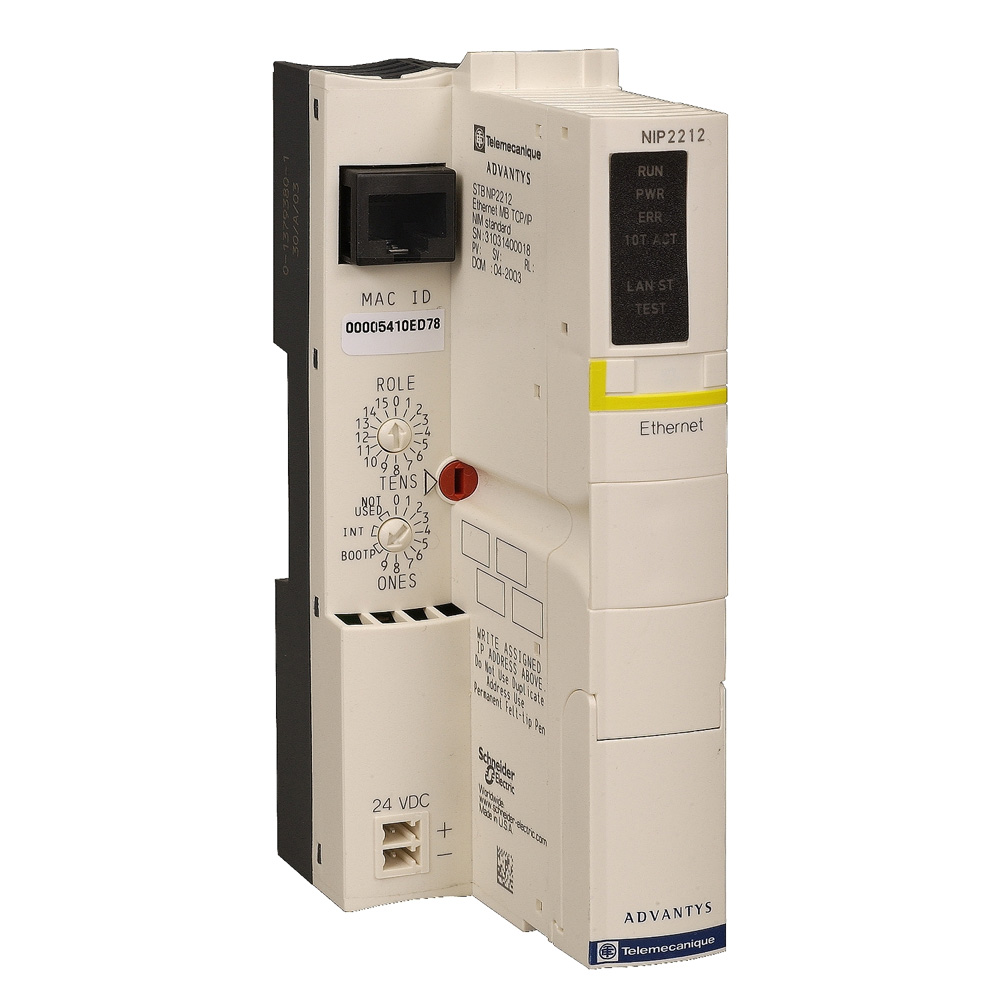 Schneider STBNIP2212 Advantys STB Modbus TCP Ethernet Network Interface Module Schneider STBNIP2212 Advantys STB Modbus TCP Ethernet Network Interface Module