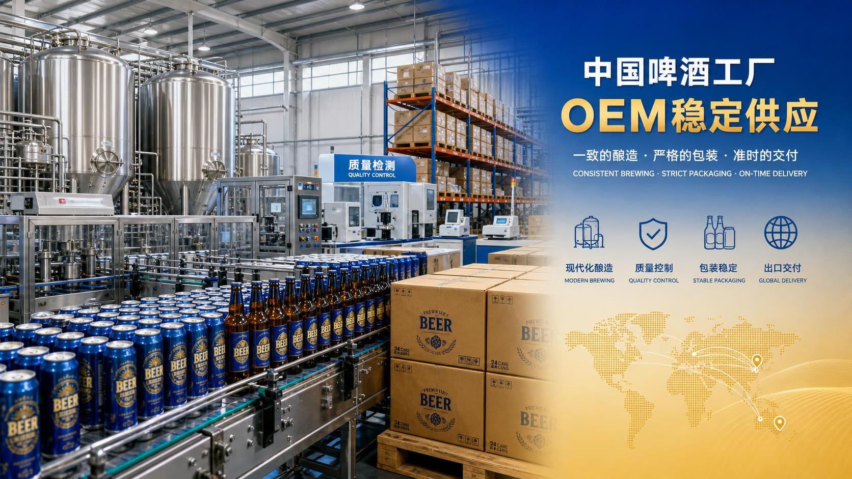 안정적인 OEM 공급을 위한 중국 맥주 공장 평가 방법