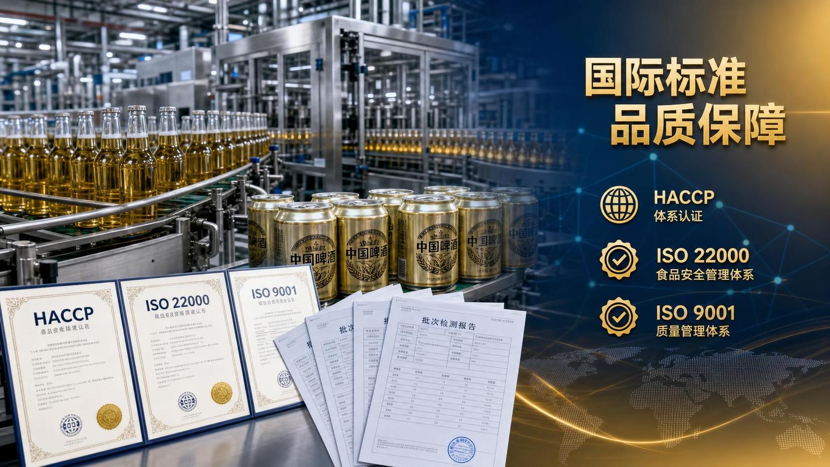 中国のビール工場が取得すべき認証とは？