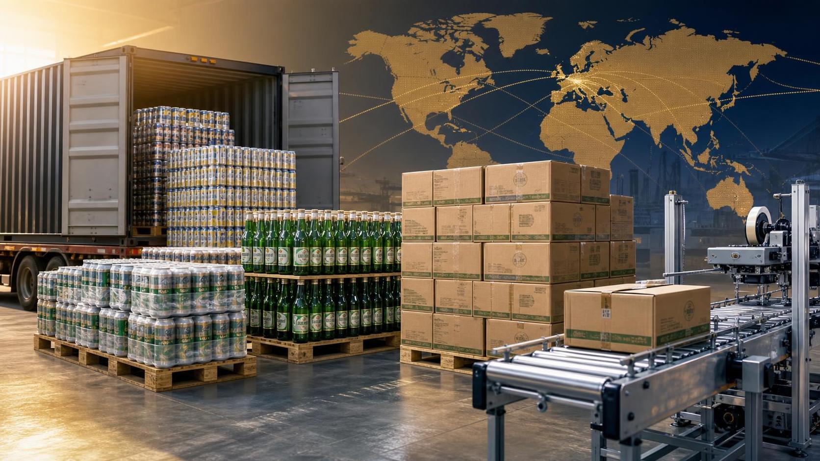 中国のビール工場でMOQ、リードタイム、包装がコストに与える影響