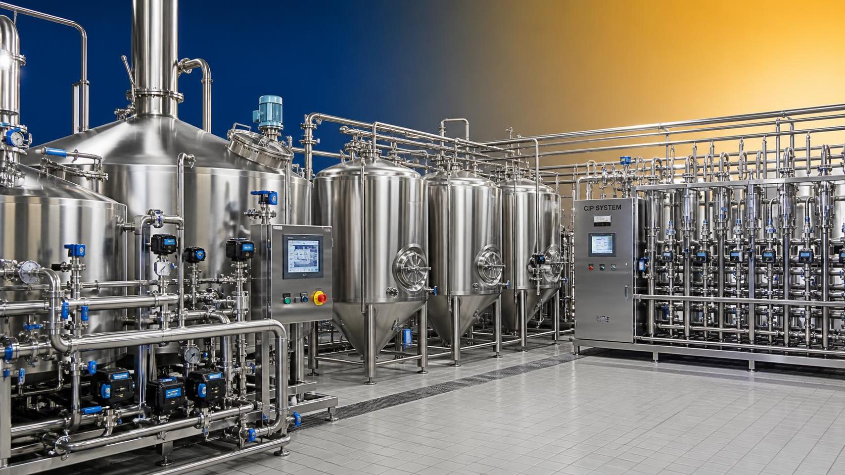 大規模ビール生産には、どの自動化レベルが適していますか？