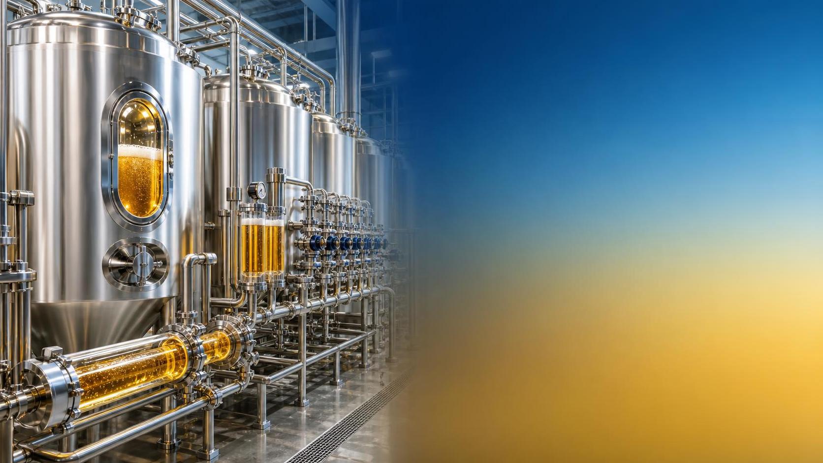 Cách các nhà máy bia sử dụng bia lager nồng độ cao để tăng sản lượng mà không cần thêm không gian bồn