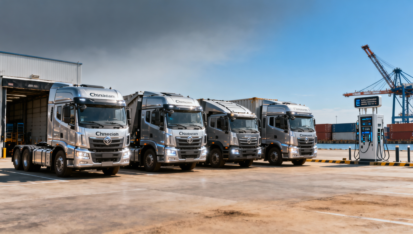 Chinese EV Heavy Truck Startups Land Major Orders in US, EU, Middle East
