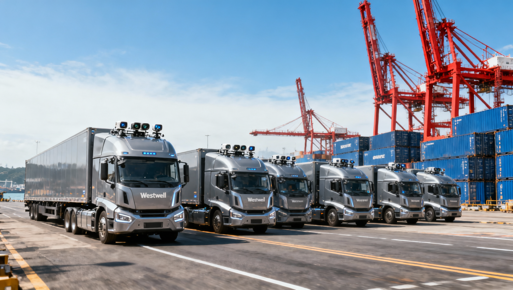 Westwell Autonomous Trucks Deployed at Kwai Chung Terminal, HK