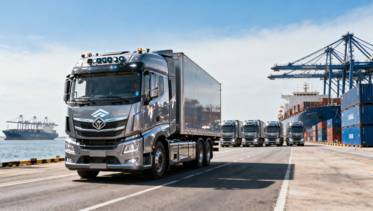 China's Heavy-Duty Truck Exports Up 46% in Q1 2026