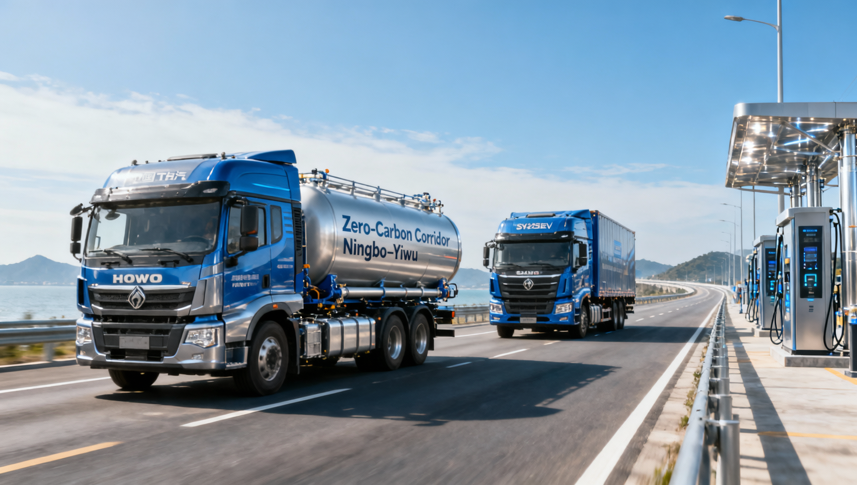 China Launches First Zero-Carbon Heavy-Truck Corridor: Ningbo–Yiwu