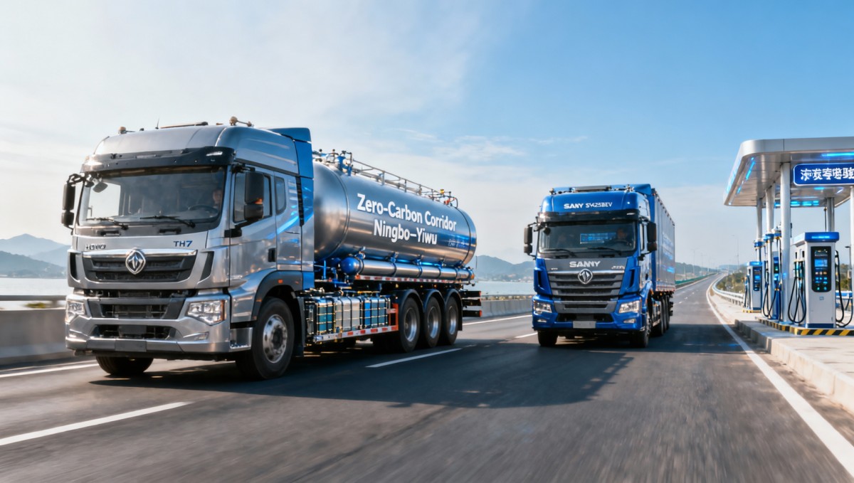 China Launches First Zero-Carbon Heavy-Truck Corridor: Ningbo–Yiwu