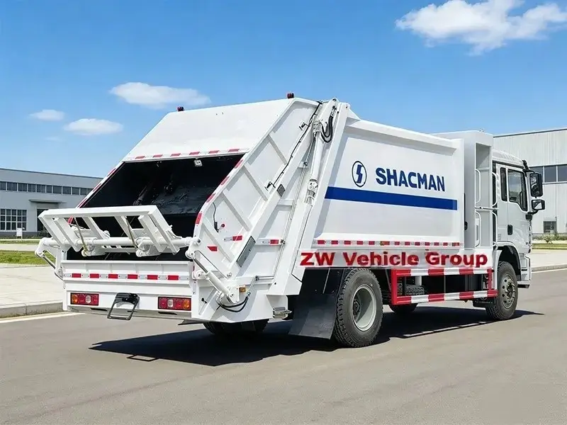 SHACMAN L3000 4x2 Rear Loader Garbage Compactor Truck