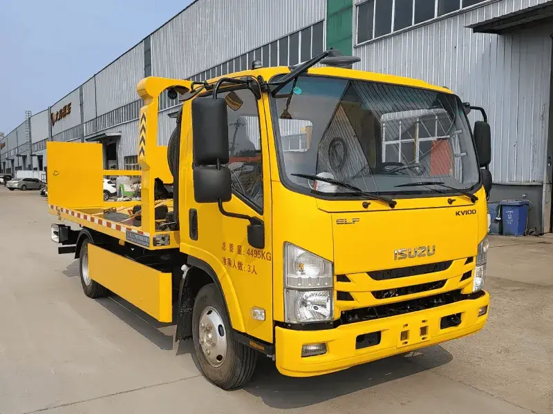 ISUZU 4x2 5 Ton Flatbed Recovery Tow Truck