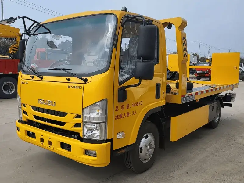 ISUZU 4x2 5 Ton Flatbed Recovery Tow Truck