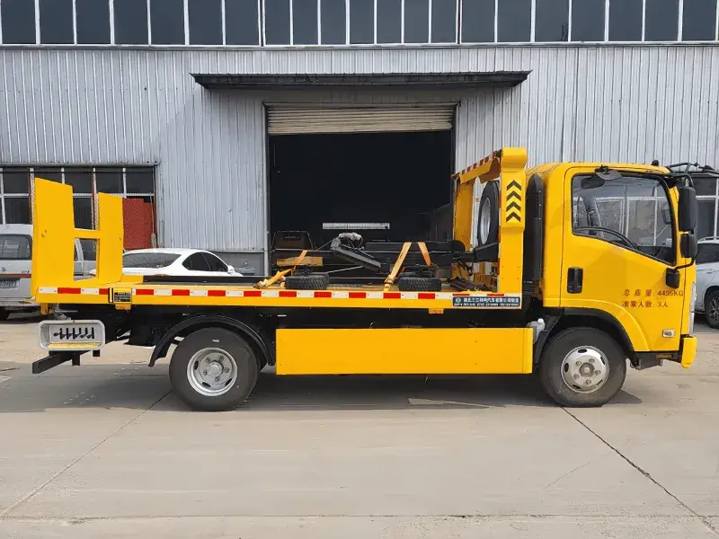 ISUZU 4x2 5 Ton Flatbed Recovery Tow Truck