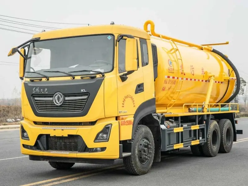 DONGFENG 6x4 Vacuum Sewage Suction Truck